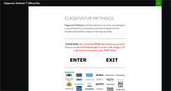 Desktop Screenshot of clegenaturmethods.com